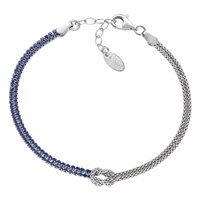 Pulsera Amen Mujer Amore in Plata Zircone BRNOAMBBLZ16 - BRNOAMBBLZ16